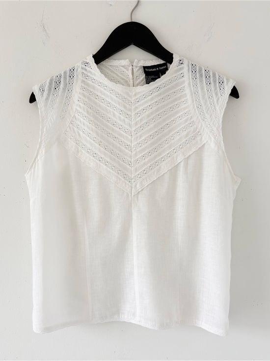 Tristan & Iseut Tops - Y2K Tristan & Iseut Boho Romantic Sleeveless Blouse
